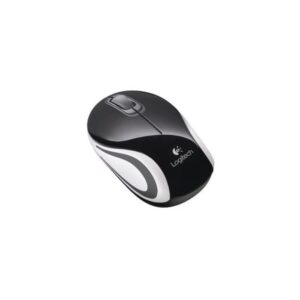 Logitech M187 Ultra Portable Wireless Mouse, 2.4 GHz with USB Receiver, 1000 DPI Optical Tracking, 3-Buttons, PC/Mac/Laptop - Black
