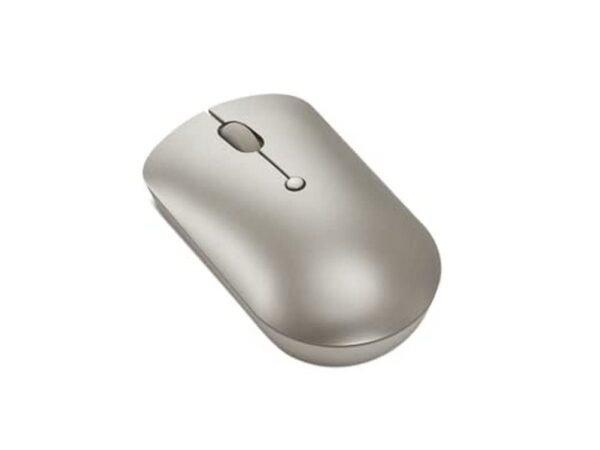 Lenovo 540 USB-C Compact Wireless Mouse (2400 DPI Sensor, 2.4GHz Wireless Nano USB, 4-Button (Left Click, Right Click, Scroll Click, DPI)|Ambidextrous Design|3 Year Warranty | Sand), GY51D20873