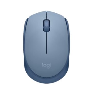 Logitech M171 Wireless Mouse for PC, Mac, Laptop, 2.4 GHz with USB Mini Receiver, Optical Tracking, 12-Months Battery Life, Ambidextrous - Grey