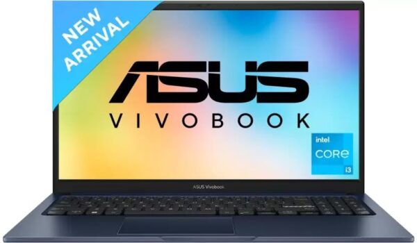 ASUS Vivobook 15 Backlit Keyboard, Intel Core i3 12th Gen 1215U - (8 GB/512 GB SSD/Windows 11 Home) X1504ZA-NJ321WS Thin and Light Laptop (15.6 Inch, Quiet Blue, 1.70 kg, with MS Office)