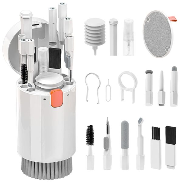 Laptop Screen Keyboard Cleaner Kit, 20 in 1 Electronics Cleaning Tool for MacBook iPad iPhone Pro, Brush Tool for Tablet, Computer, PC Monitor,TV Camera Lens