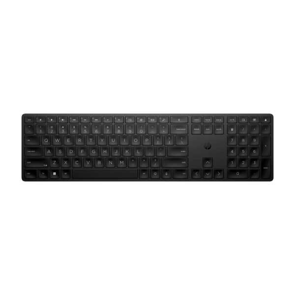 HP 450 Programmable Wireless, Full Size; 3-Zone Layout Keyboard, 2.4 Ghz Wireless Connection, Compatible with Pcs with Available USB-A Port, Black