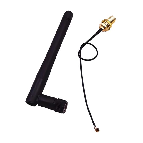 Hexonix 2.4G Antenna Folded Bluetooth WiFi Module ZigBee Antenna SMA to IPEX Feeder line 2.4GHz Antenna for IEEE802.11n WLAN System