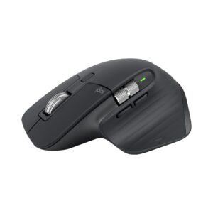 Logitech MX Master 3S with Free Adobe Subscription - Wireless Performance Mouse with Ultra-Fast Scrolling, Ergo, 8K DPI, Track on Glass, Quiet Clicks, USB-C, Bluetooth -Graphite