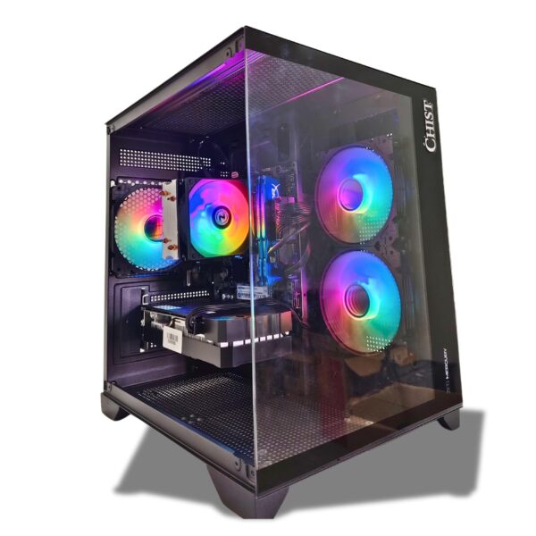 CHIST ROG GAMEX,14-Core 28 Threats Xeon Processor, 32GB DDR4 RAM, 1TB NVMe SSD, RTX 3050 6GB GPU, 650PSU,Windows 10 Pro, Wi-Fi, Bluetooth