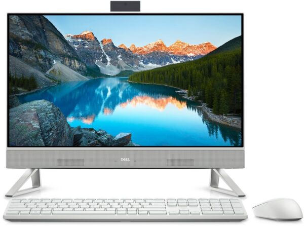 Dell AIO Inspiron 5420 Intel Processor 32GB512GB SSDGraphics Intel® Iris® Xe Graphics FHD Win 11+MSO'21, 15 Month McAfee Pearl White with Fabric Cover 5.49 Kgs