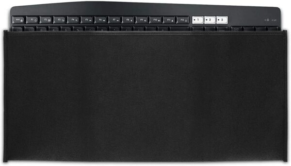 Saarah Keyboard Cover Compatible for Logitech MX Keys Advanced Illuminated Wireless Keyboard Black