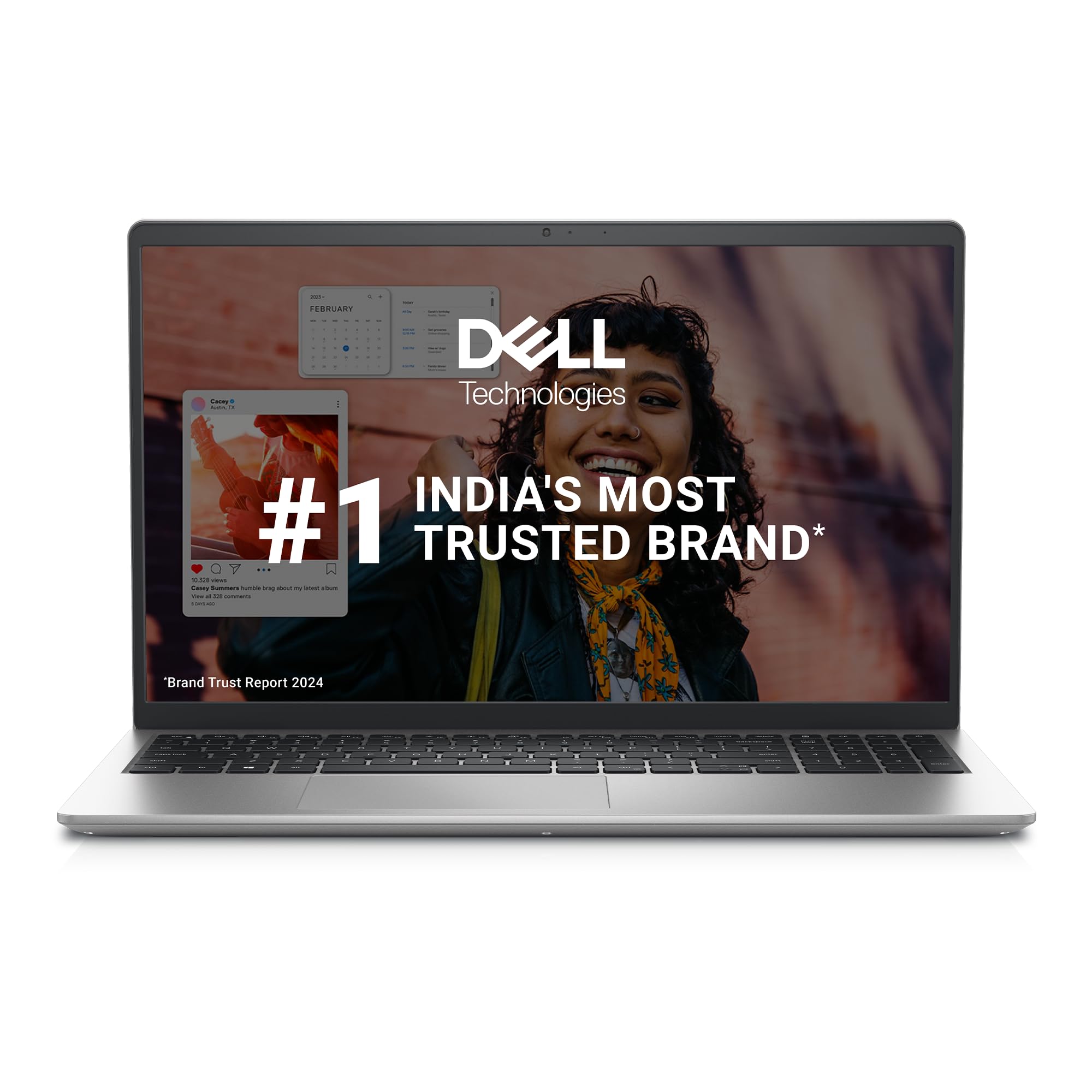 Dell Inspiron 3530 Laptop, 13th Gen Intel Core i5-1334U Processor, 8GB DDR4, 512GB SSD, 15.6" (39.62cm) FHD 120Hz 250 nits, Backlit KB, Win 11 + Mso'21 & 15 Month McAfee, Silver, Thin & Light- 1.62kg