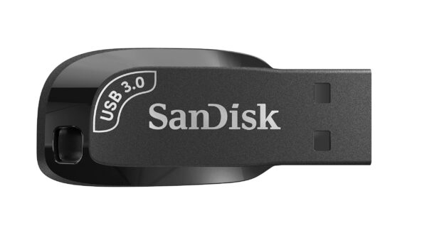 SanDisk Ultra Shift 64GB, USB 3.0, Flash Drive, 100MB/s R, Pendrive, Black (SDCZ410-064G-I35)