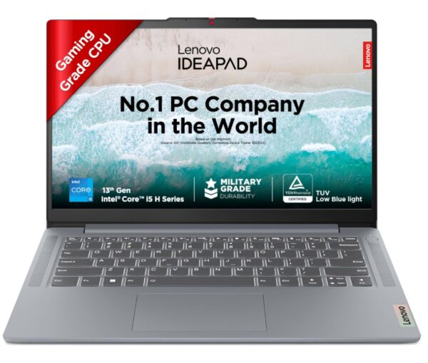 Lenovo IdeaPad Slim 3 13th Gen Core i5-13420H (16GB RAM/512GB SSD/FHD IPS/Windows 11/MS Office'21/14" (35.56cm)/Alexa Built-in/Grey/1.3Kg, 83EL003PIN Laptop