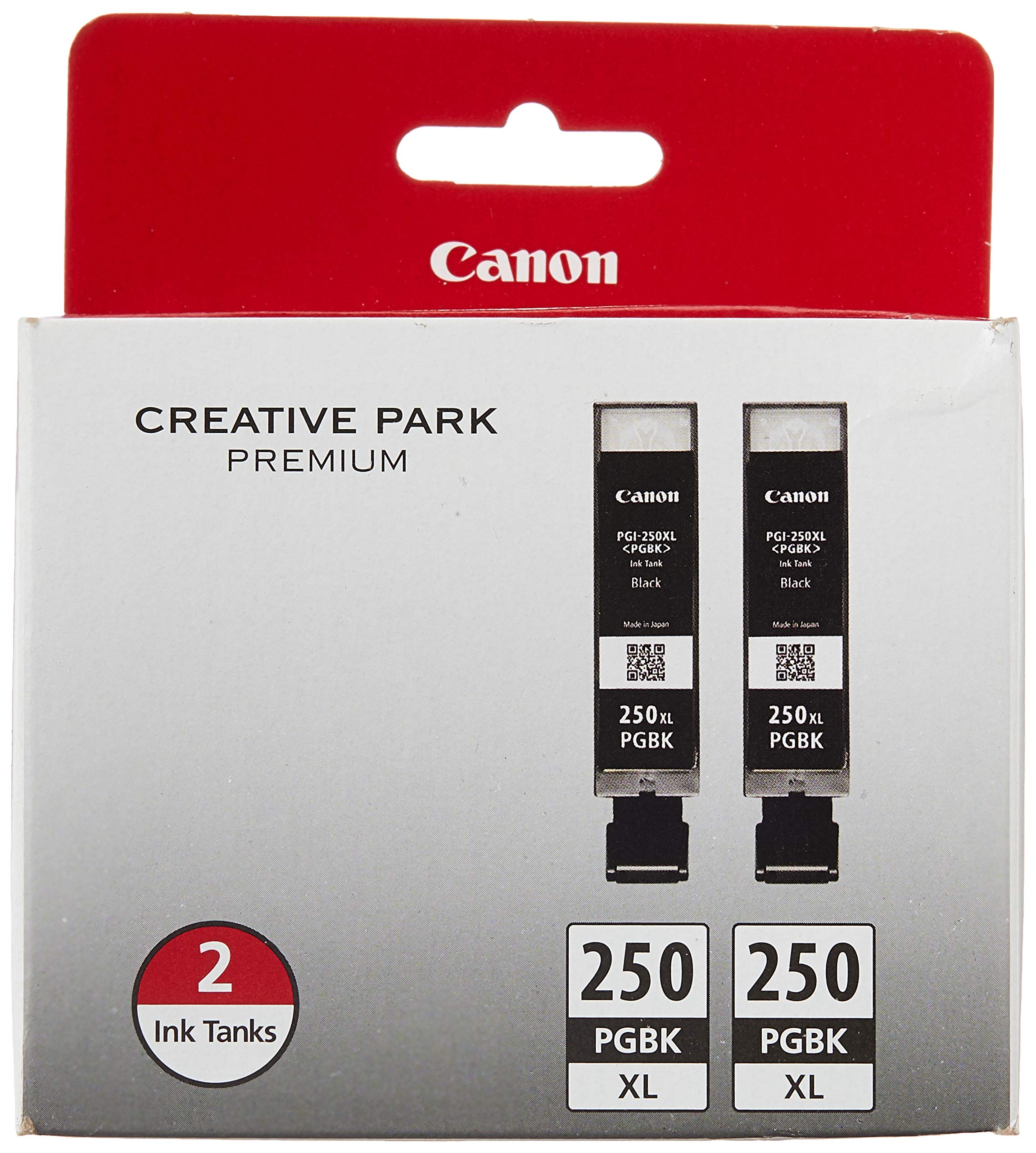 Canon PGI-250XL BK Pigment Black Twin Value Pack Ink